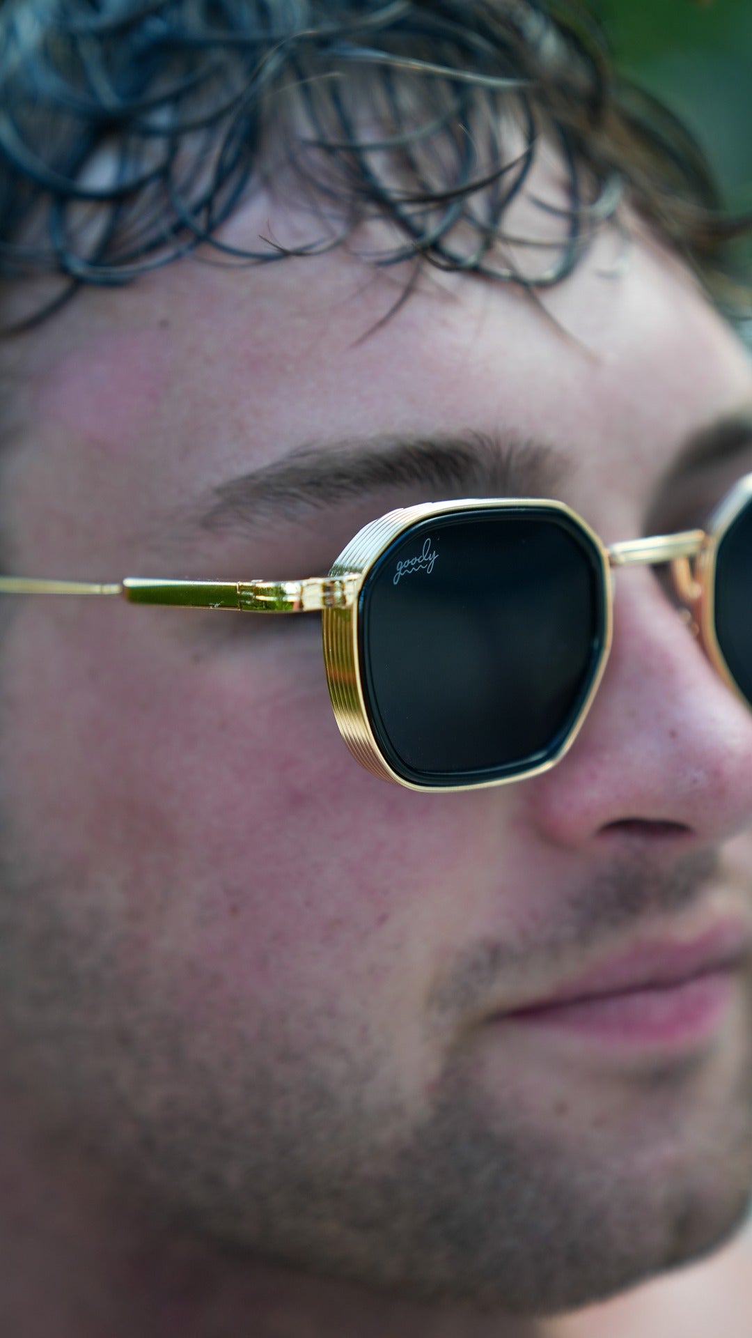 Polarized Gold Sunglasses